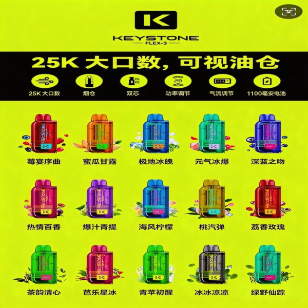 【新】钥石KEYSTONE-不通配其他主機煙彈