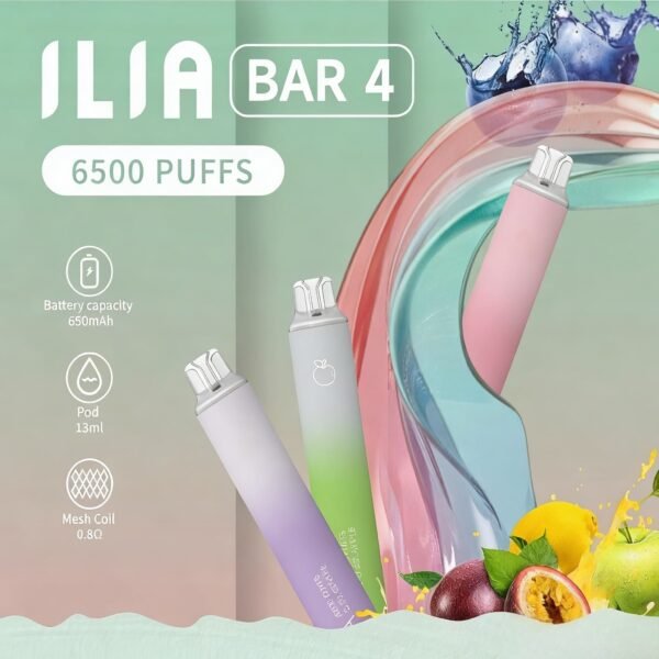 ILIA哩啞 6500口 一次性拋棄式電子煙